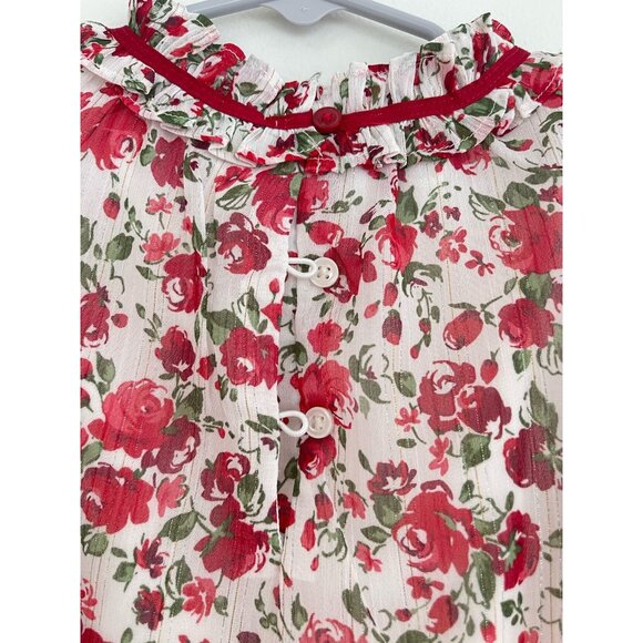 Janie and Jack Floral Chiffon Top 3 - Picture 10 of 12